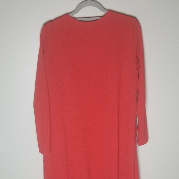 Coral Full Length Maxi Cardigan Duster. - Picture 4 of 7